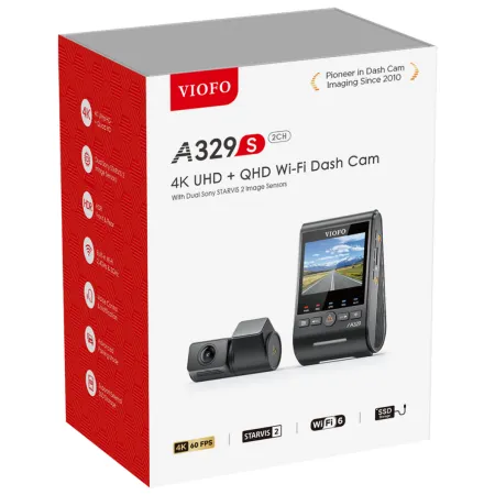VIOFO A329S 2CH – Kamera Samochodowa 4K UHD